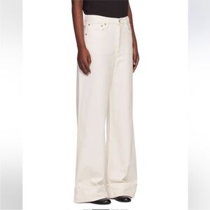AGOLDE Off-White Dame High Rise Wide Leg Jeans in Color
Fortune Cookie size 29